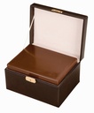Chocolate Leather Chest