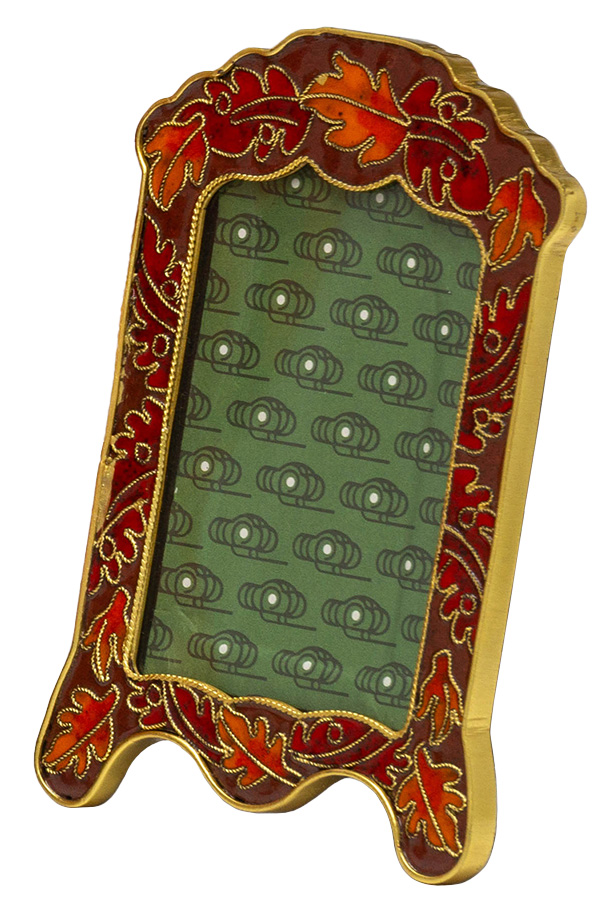 Fall Leaf Cloisonne Frame