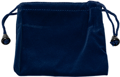 Royal Blue Miniature-Size Velvet Urn Bag (1 Dozen)