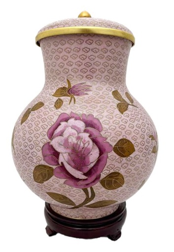 [800 DR] Dusty Rose Cloisonné Companion Urn