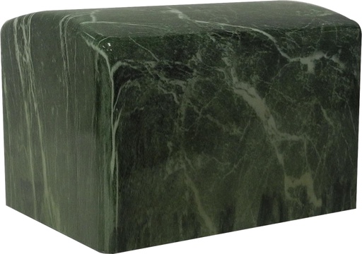 [908 CFG] Forest Green Cultured Marble Adult Urn