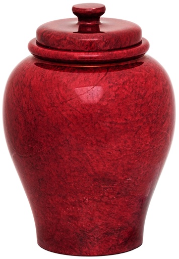 [904 GRV] Garnet Red Adult Marble Urn
