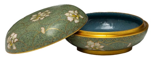 [811 PB] Pearl Blossom Cloisonne Jewel Dish