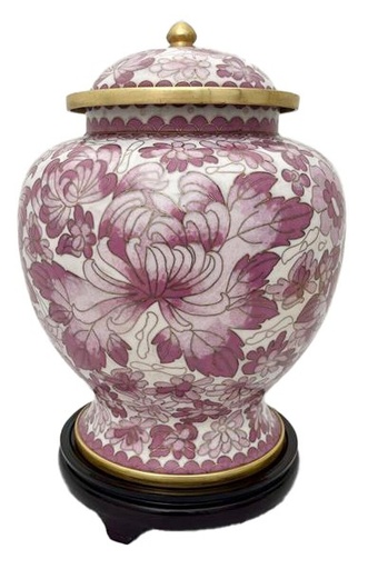 [800 P] Pink Cloisonne Companion Urn
