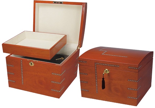 [704 TL] Sunrise Birch Wood Treasure Chest